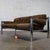 Late 20th Century Modern James David Sling Sofa W/Brown Wide Wale Corduroy Chrome Frame For Sale - Image 17 of 18