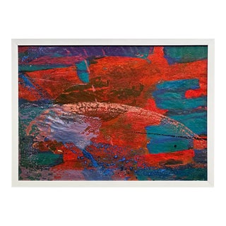 Mid 20th Century Daniel Buckler Original Abstract Painting 22 X 16 For Sale