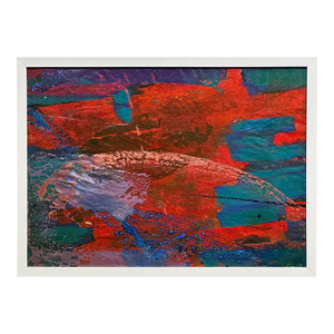 Mid 20th Century Daniel Buckler Original Abstract Painting 22 X 16