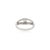 Metal Delicate 0.5 Ct Pink Sapphire & Diamond Split Shank Promise Ring Made in 925 Silver - Size 6.5 For Sale - Image 7 of 10