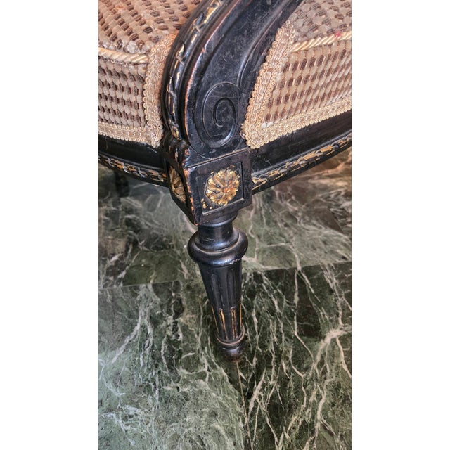 Wood Antique Louis XVI Armchairs, 1890s, Set of 2 For Sale - Image 7 of 11