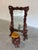 1960s Vintage Freestanding Floor Mirror in Sculpted Tree Root Burl Frame With Stool For Sale - Image 5 of 12