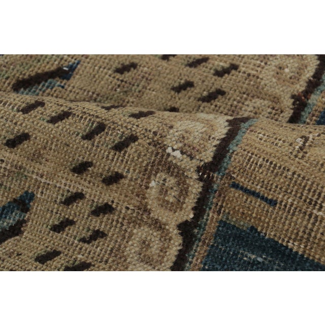 Vintage Khotan Samarkand Runner in Sand and Indigo With Medallions - Rug & Kilim For Sale In New York - Image 6 of 7