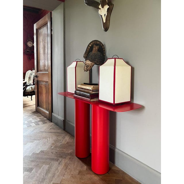 Luna 110 Metal Console Table by Laurence Du Tilly For Sale - Image 9 of 17