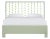 Ivy Platform Bed King, Celery Green For Sale