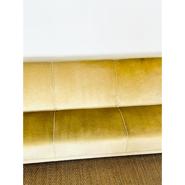 Wood Vintage Scandinavian Velvet Convertible Sofa and Armchair, 1960s, Set of 2 For Sale - Image 7 of 18