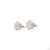 This pair of estate earrings from our contemporary estate collection centers on a 0.54-carat diamond. It is framed by...