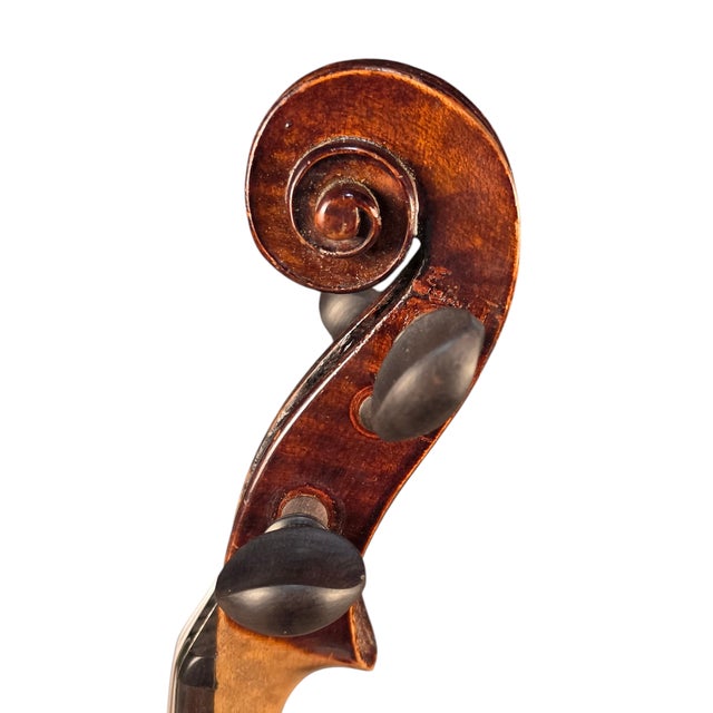 Late 19th Century Antique Full-Size Violin Labeled 'Nicholas Amatus' With 2002 Beckett & Blackerby Appraisal, Case & Bow For Sale - Image 5 of 8