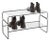 Black Metal Shoe Racks by Cuero Design For Sale