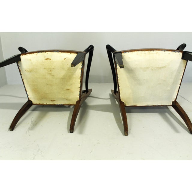 Set of Large Art Deco Palace Armchairs, 1920 For Sale - Image 13 of 16
