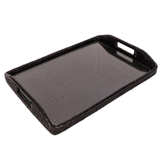 Introducing our exquisite rectangular rattan serving and ottoman trays, the perfect addition to elevate any room in your...