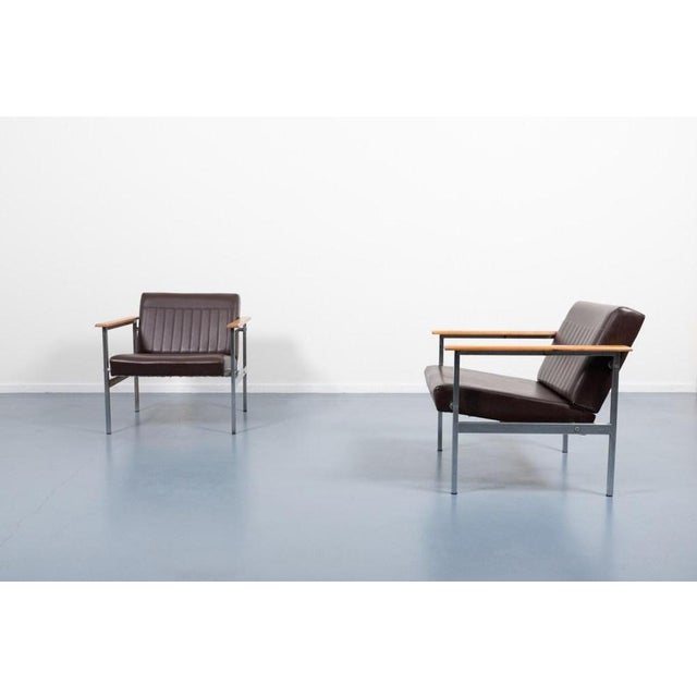 Italian Architectural Armchairs, 1960s, Set of 2 For Sale - Image 10 of 12