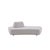 Beige Zerani Curved Sofa With Movable Backrests For Sale - Image 8 of 10