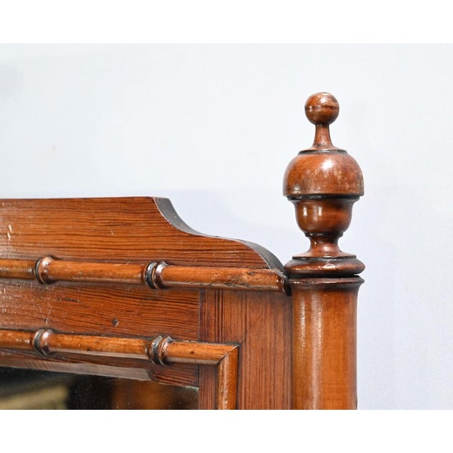 Small Dresser Dressmaker in Pitchpin & Bamboo Spirit, 1920s For Sale - Image 9 of 18