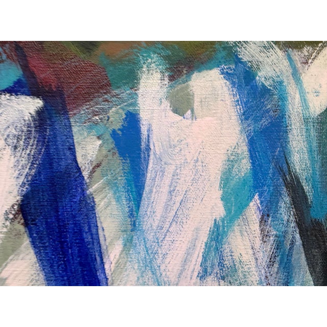 2020s John Fooks Abstract on Canvas Painting, Circa 2025 For Sale - Image 5 of 12