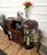 Paolo Buffa Italian Art Deco Walnut Burl and Mirror Mosaic Dry Bar Cabinet by Paolo Buffa, 1940s For Sale - Image 4 of 10