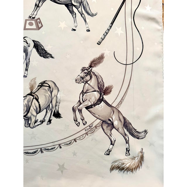 Hermès en Piste Silk Scarf 1998 by Robert Dallet For Sale In New York - Image 6 of 12