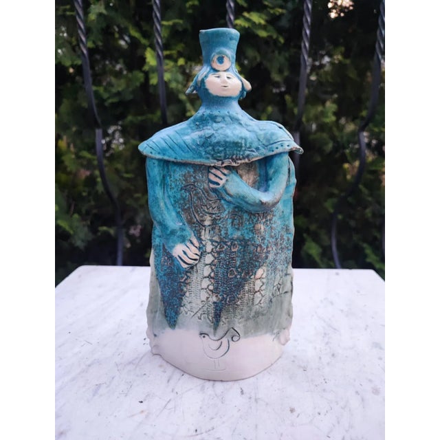 Ceramic Carafe, Jewish, 1970s For Sale - Image 11 of 11