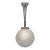 French Art Deco Pendant Light by Cherrier Et Besnus 1930 France - 2 Available For Sale
