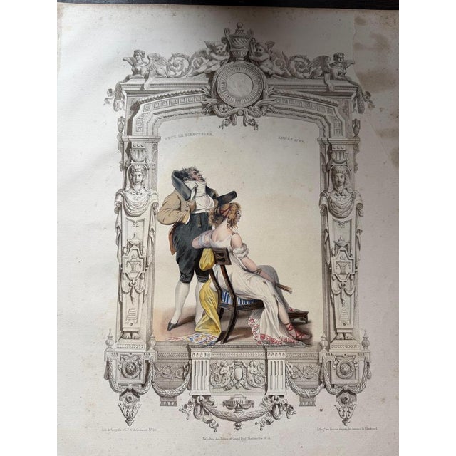 Achille Devéria, Costume Under the Directory, 1847, Lithograph For Sale - Image 12 of 15