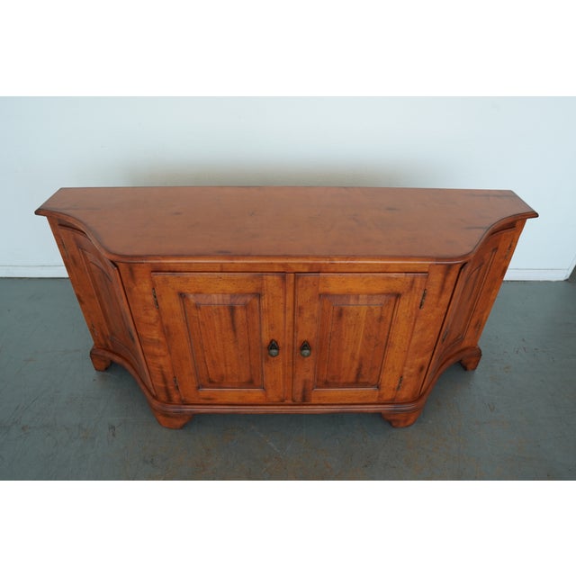 Italian Vintage Milling Road Italian Maple Credenza For Sale - Image 3 of 17