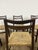 Wood Italian Chairs in Teak Wood and Straw, 1960s, Set of 6 For Sale - Image 7 of 9