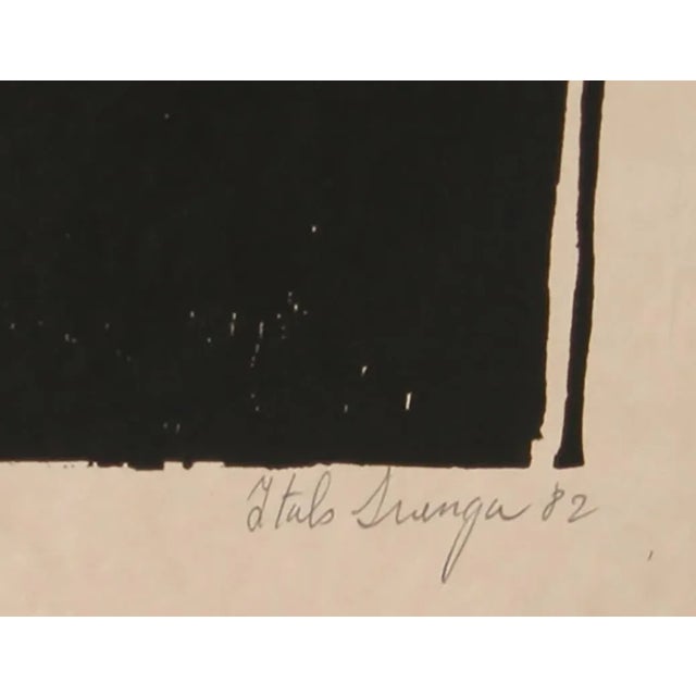 Artist: Italo Scanga, Italian (1932 - 2001) Title: Musicians Year: 1982 Medium: Woodcut, Signed and numbered in Pencil...