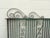 Art Nouveau Vintage /Antique Wrought Iron Garden Gate For Sale - Image 3 of 6