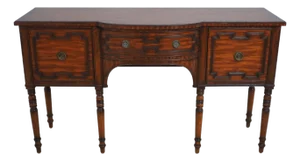 Maitland Smith Sheraton Style Mahogany Sideboard