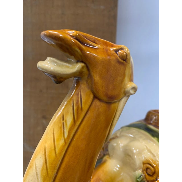 Mid-Century Modern Vintage Mid 20th Century Tang Style Sancai Glazed Ceramic Camel For Sale - Image 3 of 5