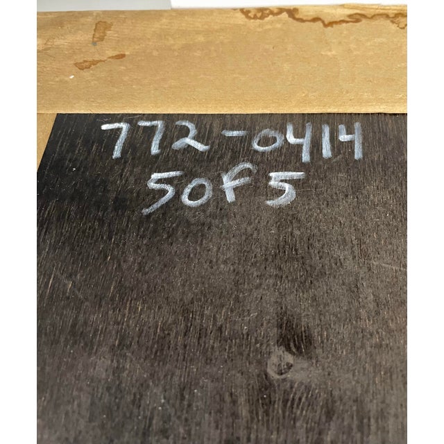 Gold Vintage Framed Floral Still Life With Oval Cartouche, Gilt Wood Frame For Sale - Image 8 of 12