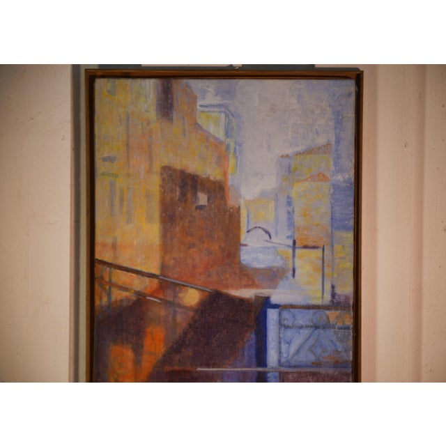 Monique Breton-Prouté Dite Pehem, Abstract Scene of Venice, 1970s, Print For Sale - Image 8 of 10