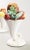 Paint Vintage Italian Majolica Fruit Cornucopia Arrangements Centerpieces - A Pair For Sale - Image 7 of 10