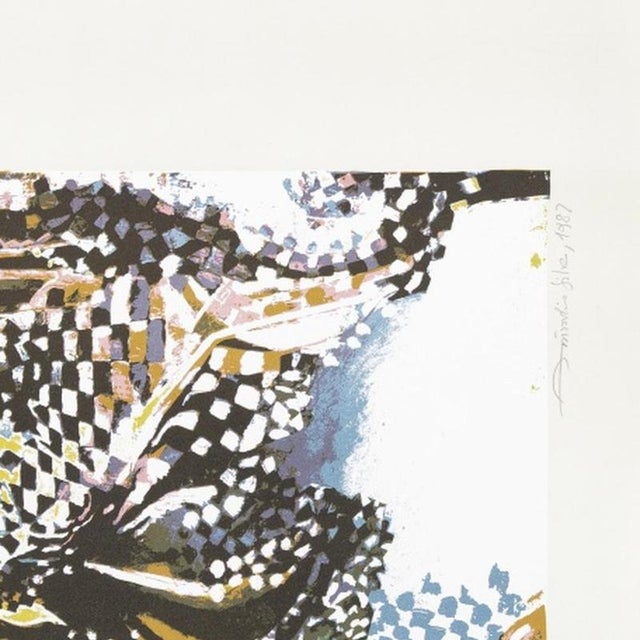 Amândio Silva, Composition, 1987, Screenprint For Sale - Image 4 of 6