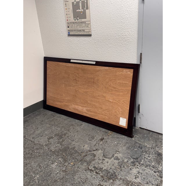 Restoration Hardware Michaels Furniture Beveled Wood Mirror For Sale - Image 12 of 12