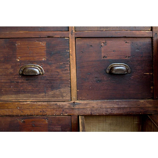 Massive Antique Multi Drawer Storage Cabinet C 1890s Chairish