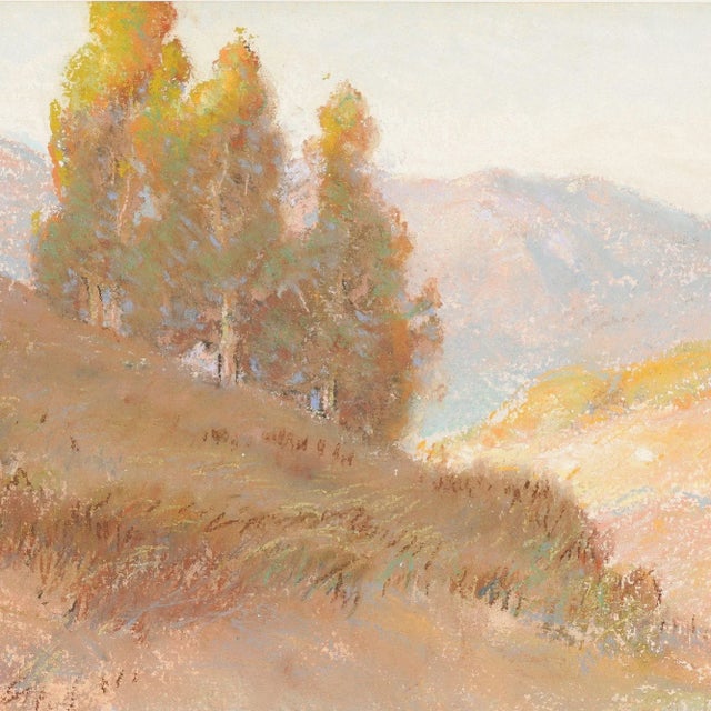 American California Pastel Landscape, 1910-20 For Sale - Image 3 of 5