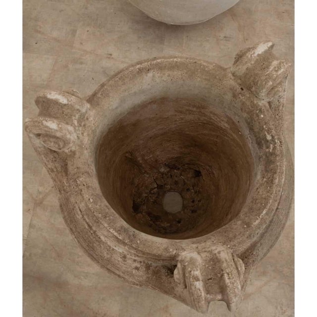 Sculpture Materials English Pair of 19th Century Stone Planters For Sale - Image 7 of 12