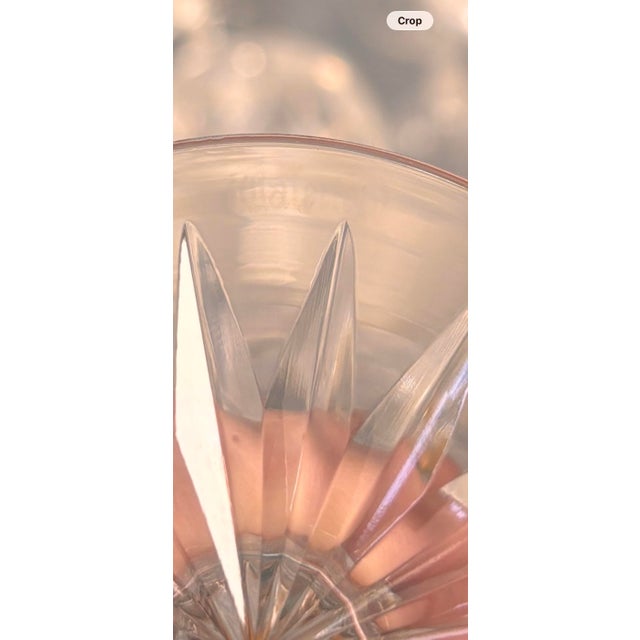 1970s 1970s Waterford Crystal Lismore Wine Glasses Goblets Set of 9 Signed Cut Crystal For Sale - Image 5 of 7