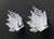 Contemporary Pair of Lalique Crystal and Chrome "Champs Elysees" Wall Sconces For Sale - Image 3 of 15