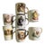 Collection of Vintage British Coronation / Royal Mugs - Set of 7 For Sale