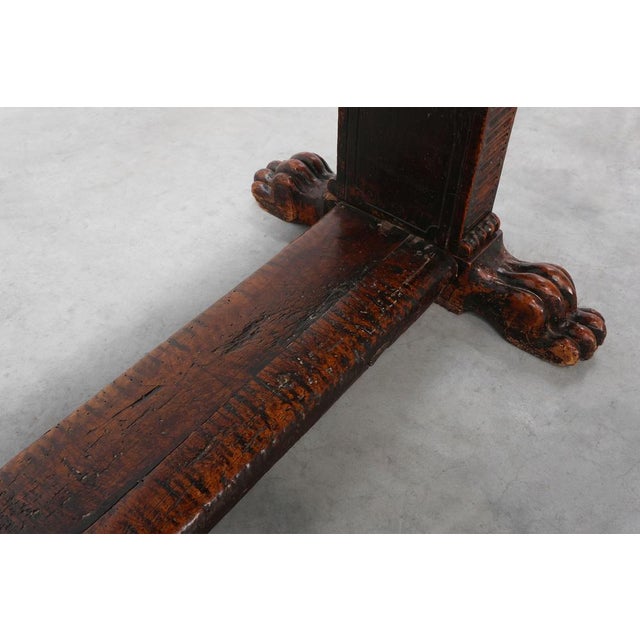 16th Century Renaissance Walnut Console Table, Tuscany For Sale - Image 16 of 18