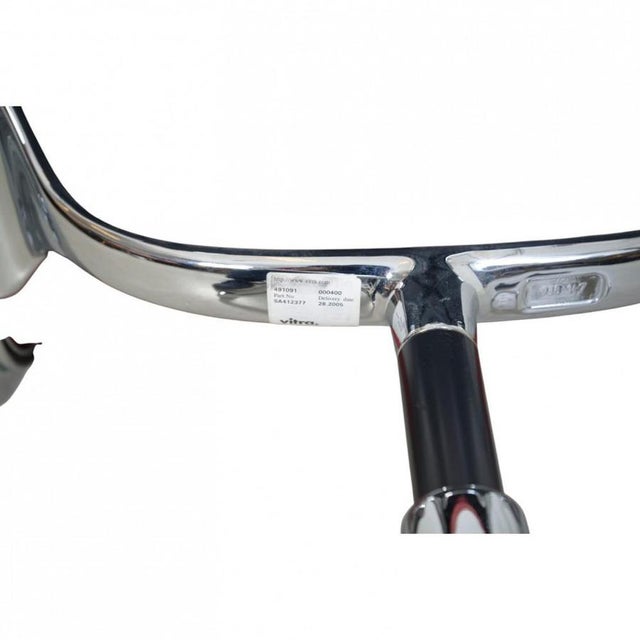 EA-208 Chair in Red Leather by Charles Eames, 2005 For Sale - Image 13 of 15