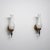 Wood Italian Brass, Black Lacquered Metal and Opaline Glass Wall Sconces, 1950s, Set of 2 For Sale - Image 7 of 10