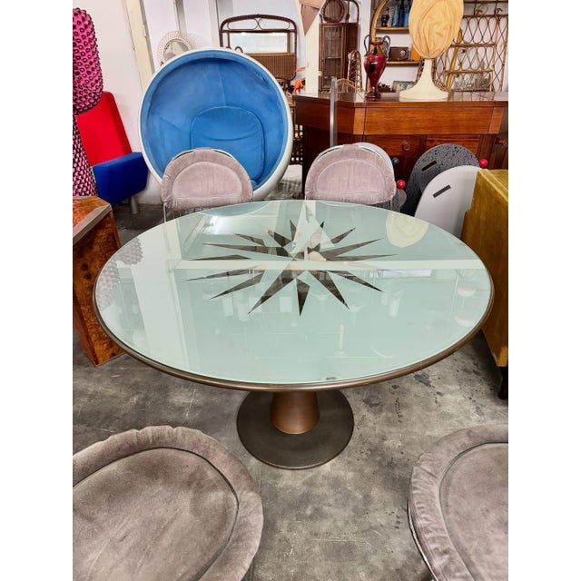 Metal Astrolabio Table by Oscar Tusquets, 1988 For Sale - Image 7 of 7
