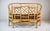 Mid-20th Century Coastal Brighton Pavilion Bamboo and Cane Settee For Sale - Image 9 of 14