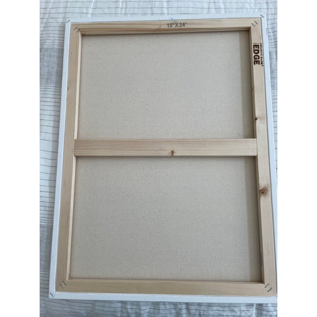 Blue “Night Meadow” Oil on Canvas by Nancy M. Vignola - For Sale - Image 8 of 9