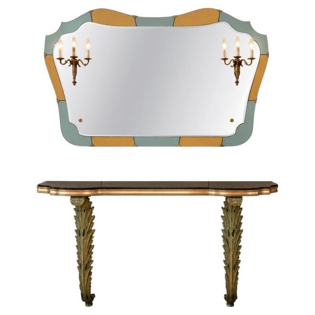 Art Deco Console Table with Matching Mirror, 1930s For Sale - Image 13 of 13