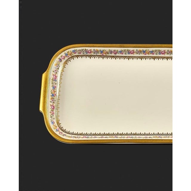Mid-Century Modern Decorated Porcelain Tray by Rosenthal, 1940s For Sale - Image 3 of 8