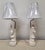 White Vintage Mid-Century Blanc De Chine Figural Table Lamps - Pair For Sale - Image 8 of 15